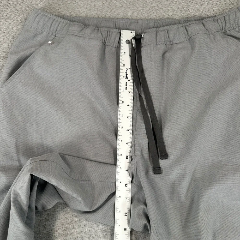 FIGS Technical Collection Jogger Scrub Pants Men XXL Heather Grey Stretch